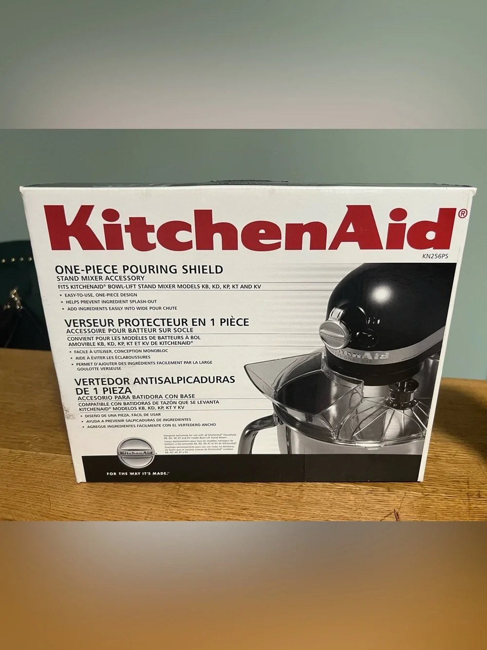 NEW KitchenAid KN256PS Pouring Shield ONLY (Bowl-Lift Mixer ACCESSORY)